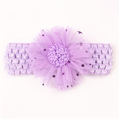 Artificial Flowers Decor Headband for Baby Girls