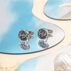 Business French Shirt Cufflinks Stainless Steel Round Sleeve Studs