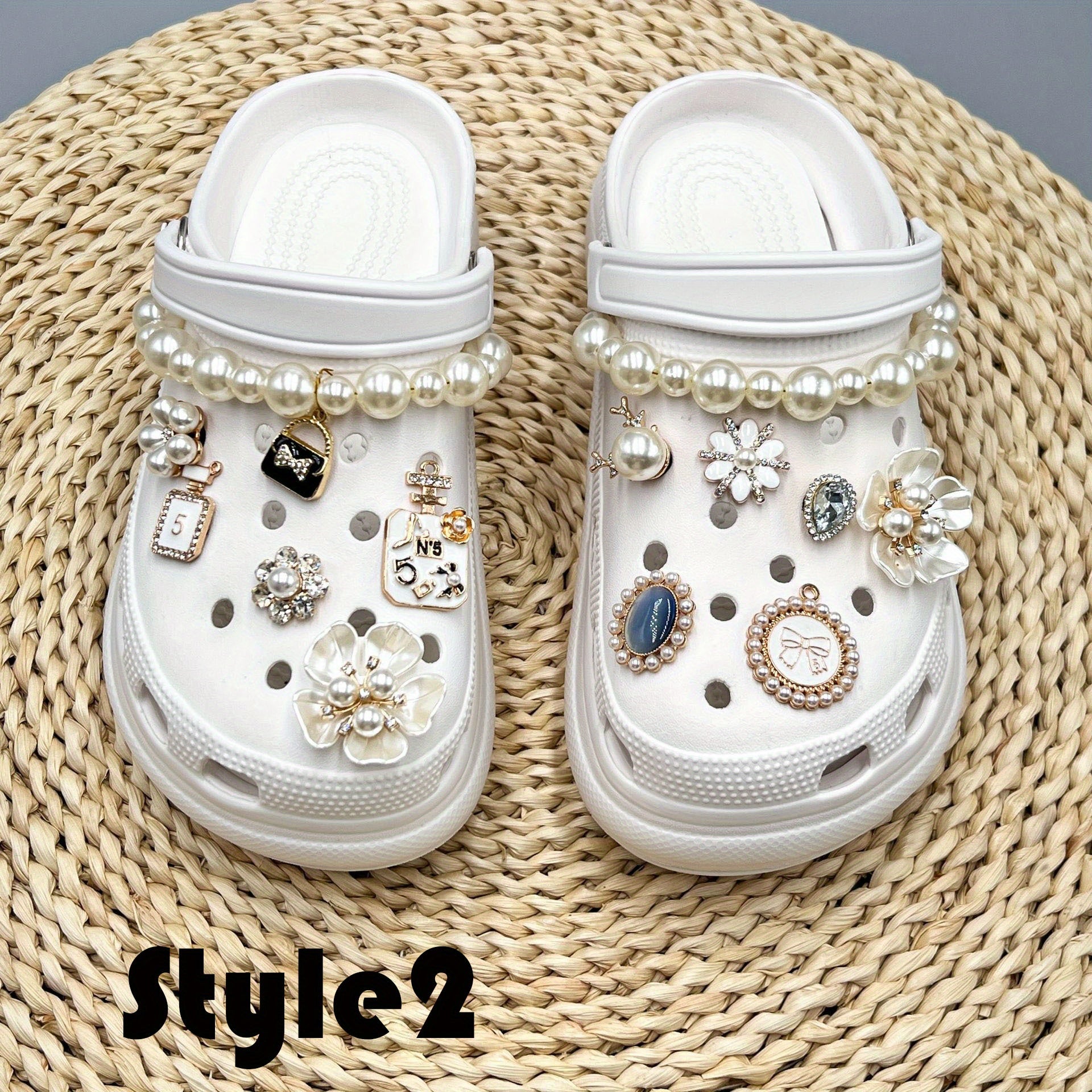 Shoe DIY Jewelry Accessories Removable Flower Decorative Drill
