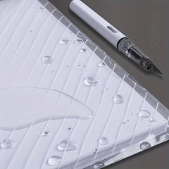 10pcs Waterproof Transparent File Bag Large Capacity Office Supplies