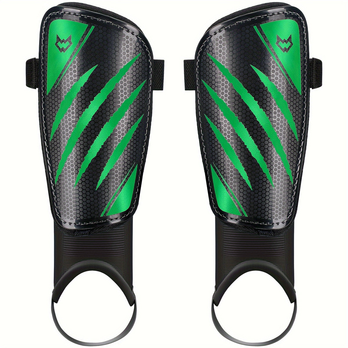 Double Layer Adjustable Soccer Shin Guards Lightweight Knee Protective Gear