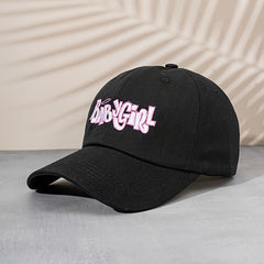 Solid Baseball Cap BABY GIRL Embroidery Sun Hat Casual Sports Hat