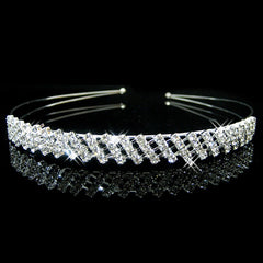 Rhinestone Wedding Headband Bridal Tiara Wedding Headpiece Bride Accessory