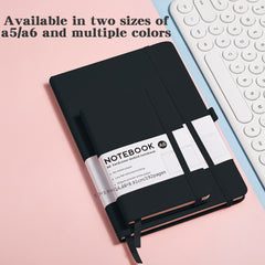 A5A6 Strap Book Notebook Portable Solid Notepad