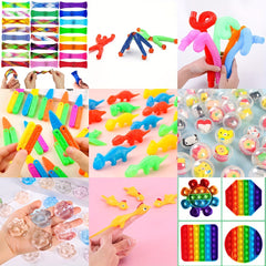 Pop Fidget Toy Birthday Gift Kit 10-50pcs Fun Creative Toys Party Bag Prizes