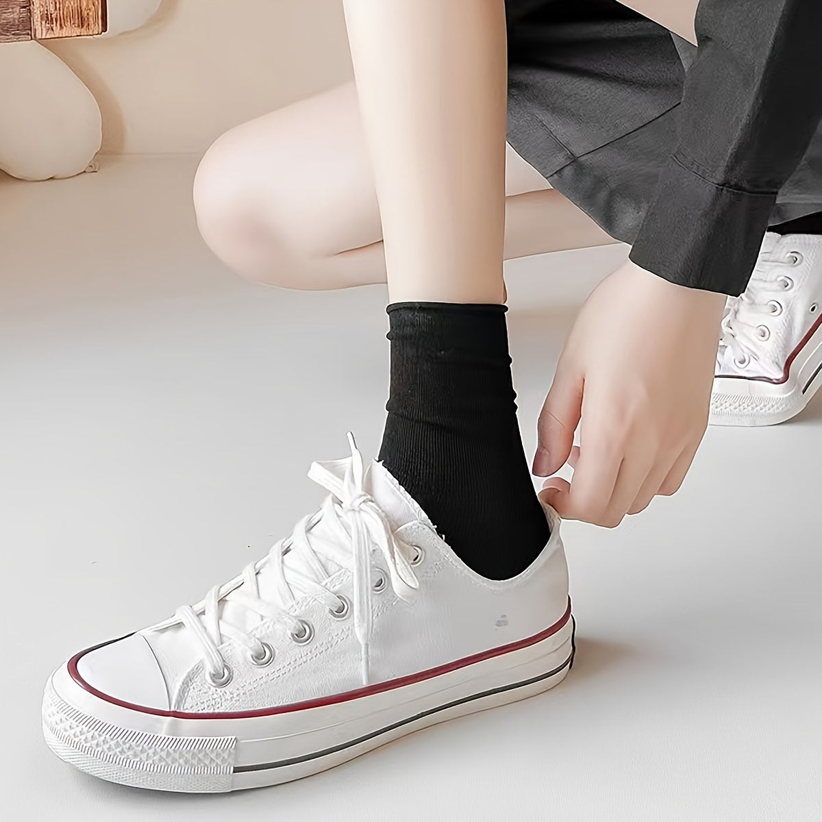 Breathable  Pile Socks Women's Stockings 5 Pairs