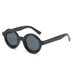 Y2K Round Sunglasses Retro Jelly UV400 Sun Shades Glasses