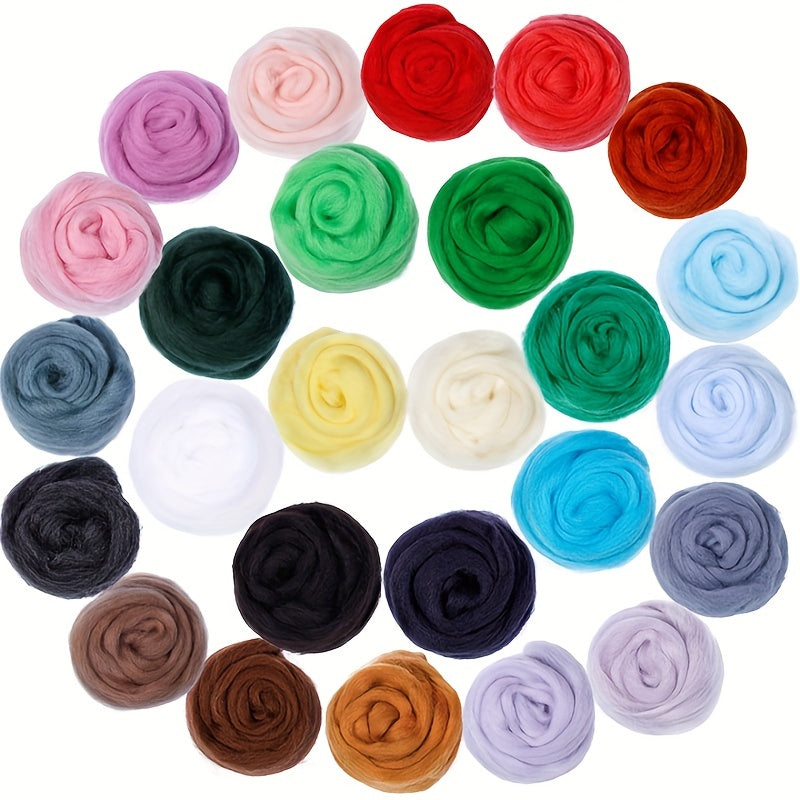 11lb 50g Felting Wool Roving DIY Supplies For Wool Felting Beginner