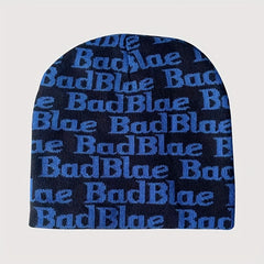 Stylish Windproof Knit Beanie Hat Letter Embroidery Warm Ski Cold Hat