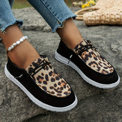 Leopard Print Lightweight Casual Shoes Non slip Travel Walking Shoes