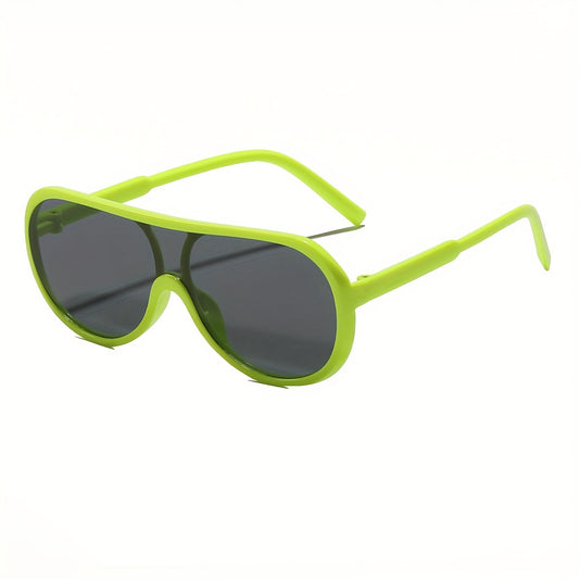 Candy Large Frame Clam Mirror Sunglasses for Kids