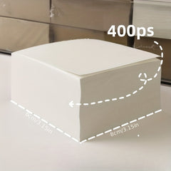 Tearable 8x8 cm Square Notepad - Thick Blank Scratch Paper