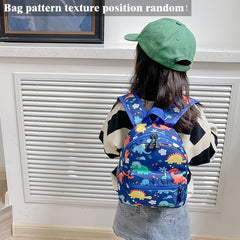 Cartoon Dinosaur Pattern Backpack Kindergarten School Bag
