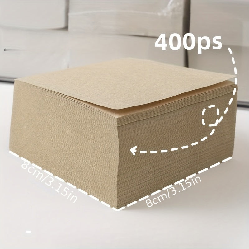 Tearable 8x8 cm Square Notepad - Thick Blank Scratch Paper