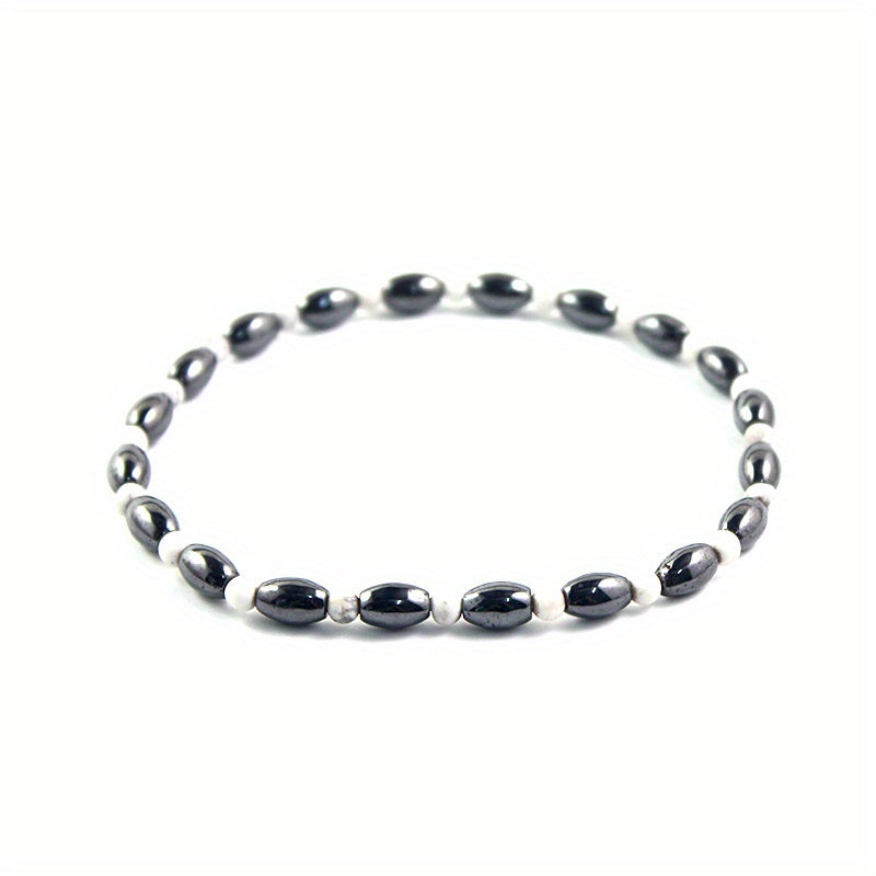 Gallstone Beaded Anklet Energy Healing Bracelet