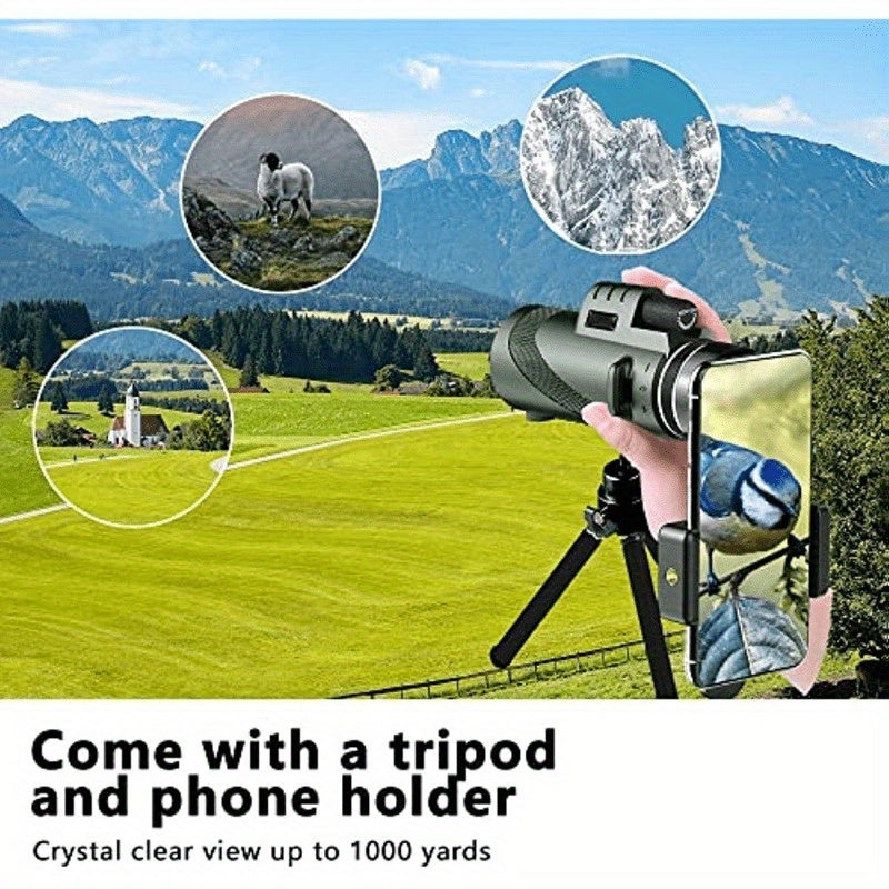 High Definition 10x42mm Binoculars with Smartphone Photography Support