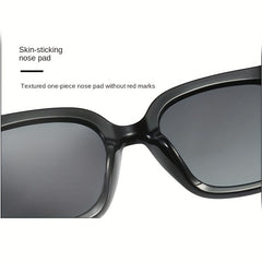 Square Sunglasses Rivet Decor Sun Shades Driving Beach Travel