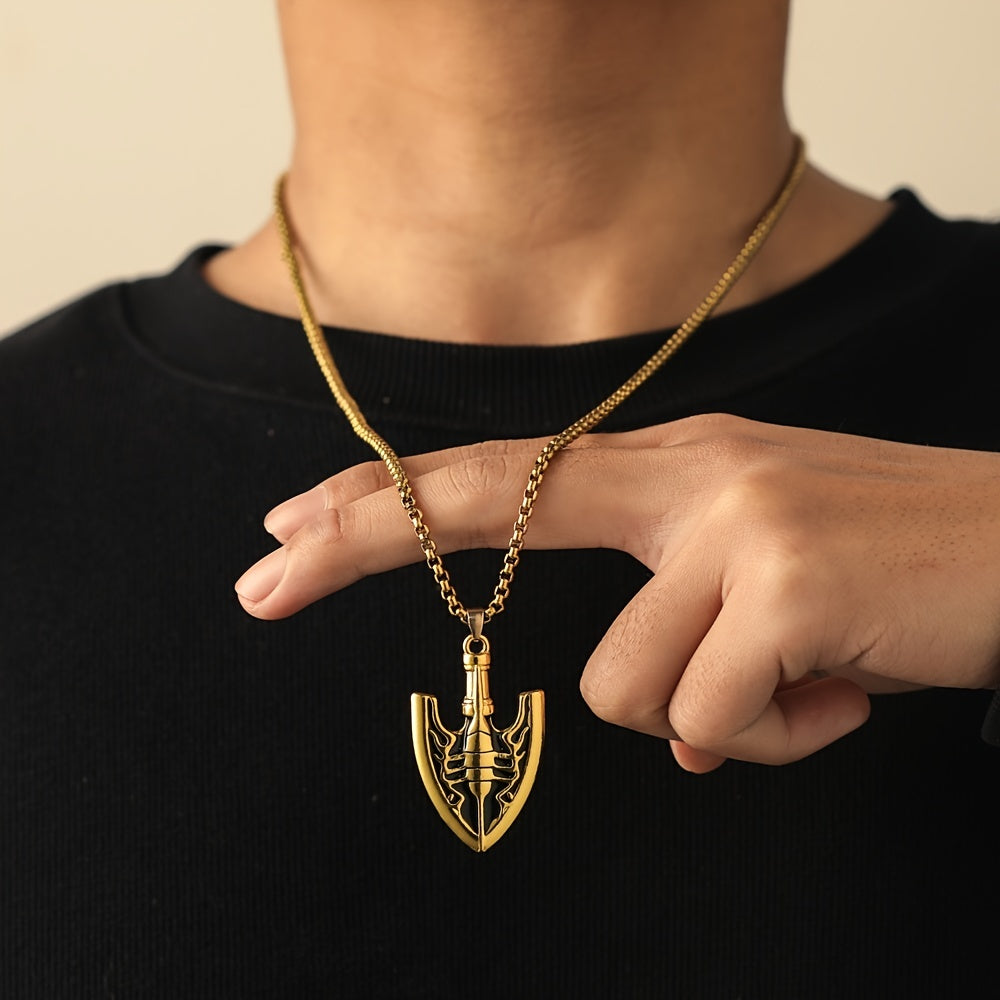 JOJO's Bizarre Adventure Stone Sea Worm Arrow Anime Necklace Golden Arrow