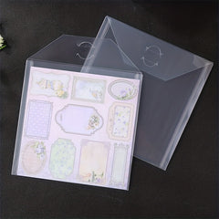 16x16cm Transparent Storage Boxes for Craft Supplies