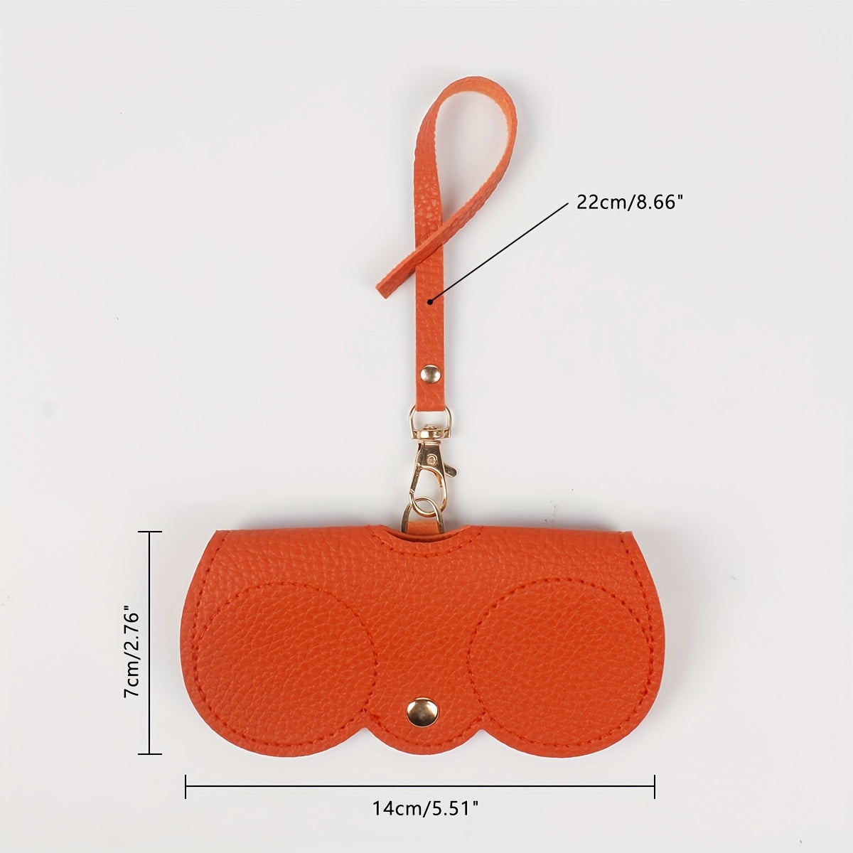 Litchi Embossed Glasses Cover Sunglasses Storage Bag