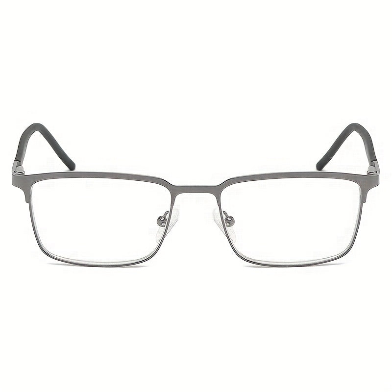 Men's Stainless Steel Business Glasses Anti Light Anti UV