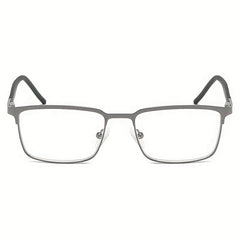 Men's Stainless Steel Business Glasses Anti Light Anti UV