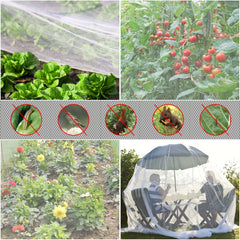 10x33FT Ultra Fine Mesh Netting Pest Barrier Bird Mosquito Plants Cover