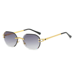 Vintage Frameless Hip Hop Glasses