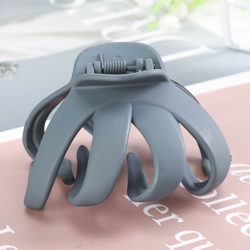 Large Hair Claw Clips for Thick Hair Matte Finish Octopus Style Non-Slip Jaw