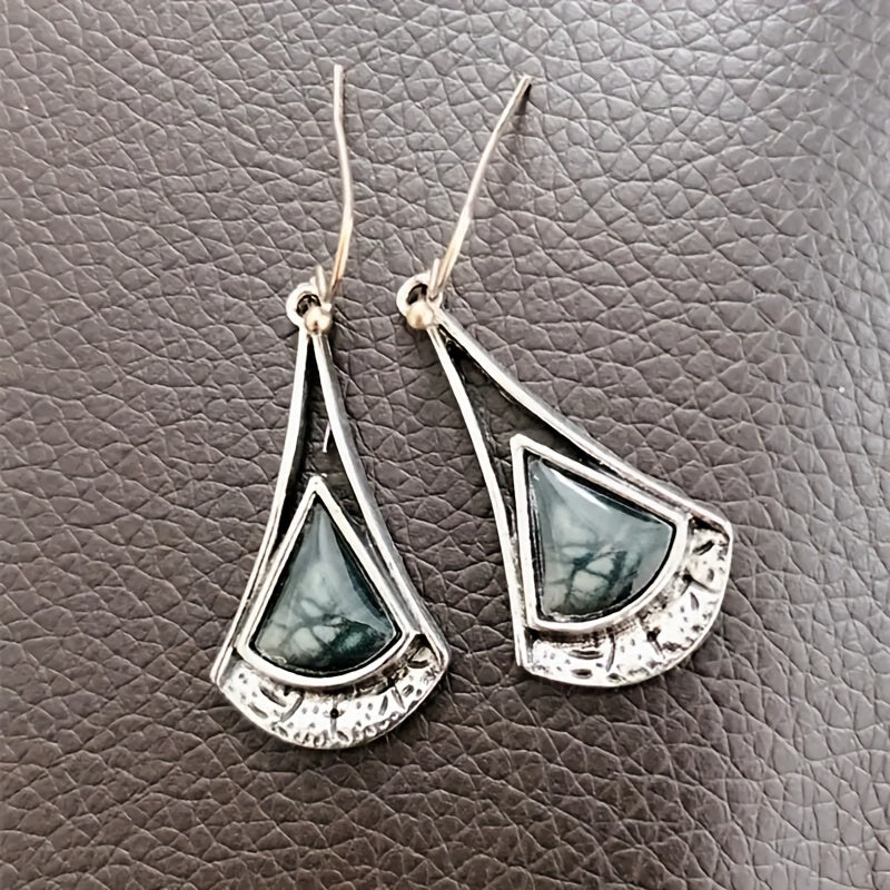Glass Pendant Earrings Men's Casual Jewelry Accessories