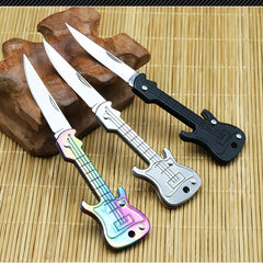 Portable Mini Folding Guitar Keychain with Bass Handle
