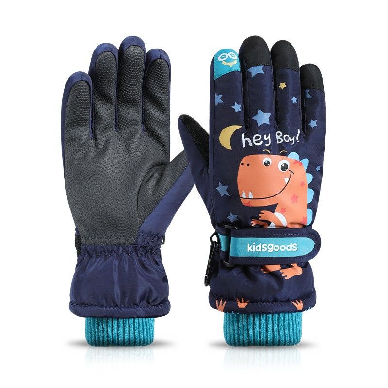 Girls Ski Gloves - Warm, Non Slip, Touch Screen - Outdoor Sports
