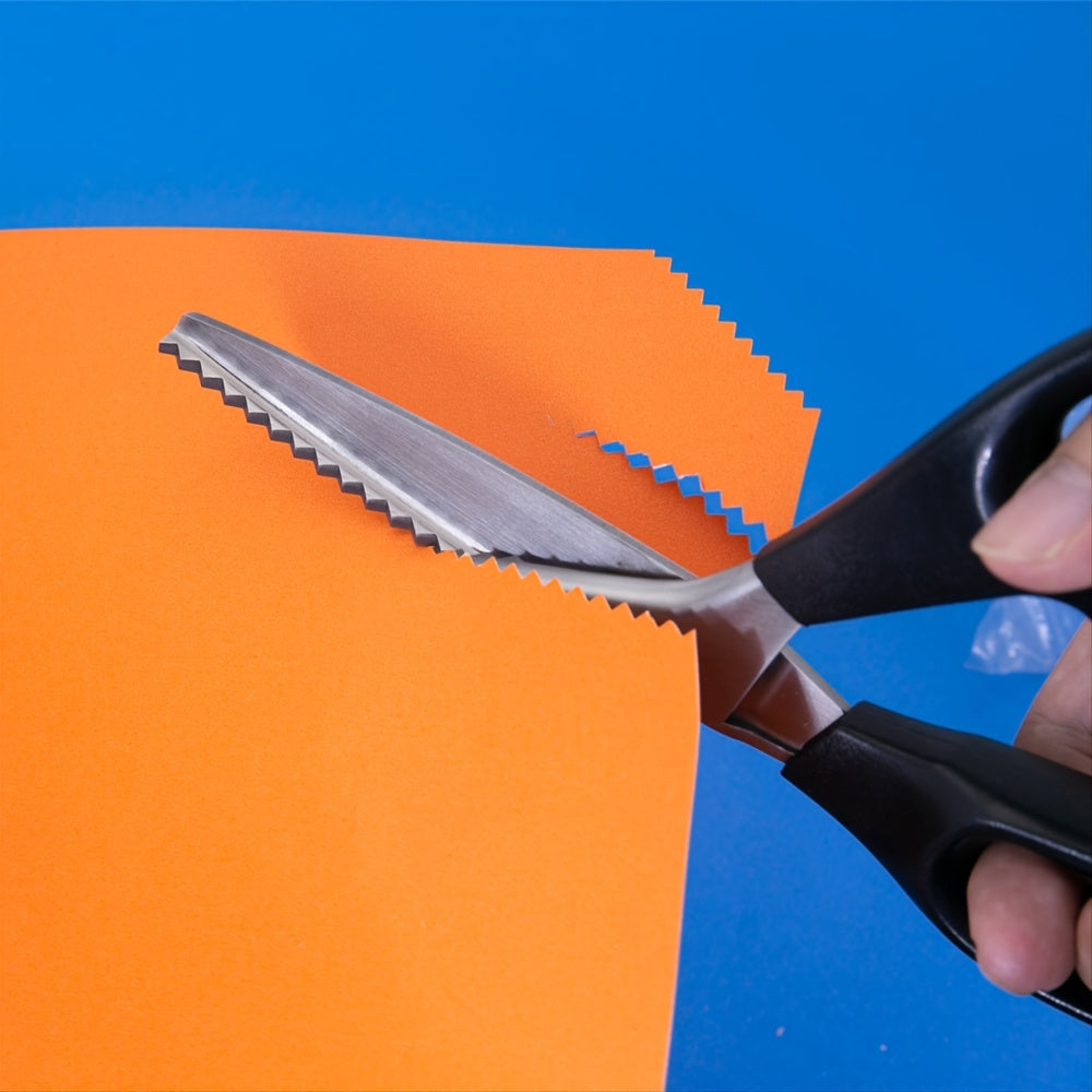 Tooth Cloth Scissors - Zigzag Cut for Fabric Cutting