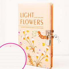 160 Pages Lockable Diary For Teenagers A5 Flower Journal Gift