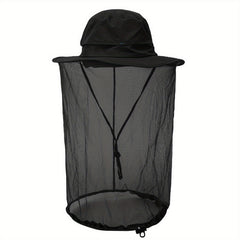 Mosquito Head Net Hat for Fishing Hiking Travel Outdoor Sun Hat