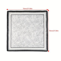 Boho Paisley Print Turban Scarf Silk Headdress Women Girls Hair Accessories