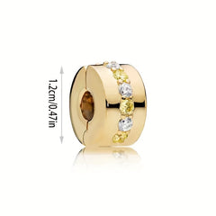 1pc Golden Beads Bee Honeycomb Crown Charm Diy Loose Beads