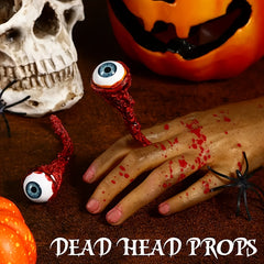 2 Colors Latex Halloween Prank Eyeballs for Scary Fun