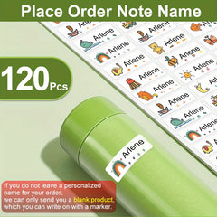 Personalized Waterproof Name Stickers | School Label Preschool Tag