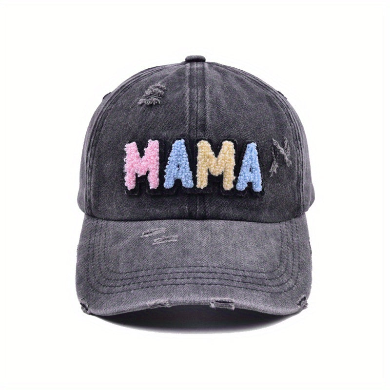 Vintage Washed Distressed Baseball Cap Y2K Sun Hats For Women Men