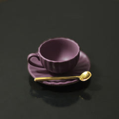 3pcs 1:12 Dollhouse Mini Furniture DIY Access Coffee Cup Saucer Spoon Set