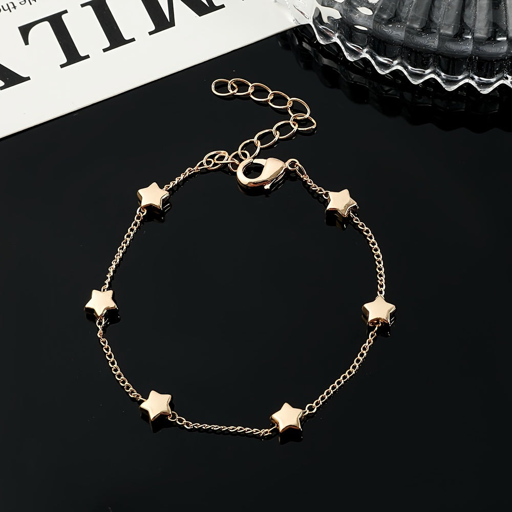 Pentagram Alloy Bracelet Creative Design