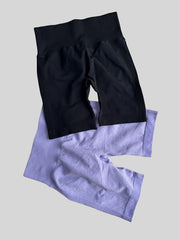 Hip Lifting Yoga Shorts Wide Waistband Biker Shorts Activewear