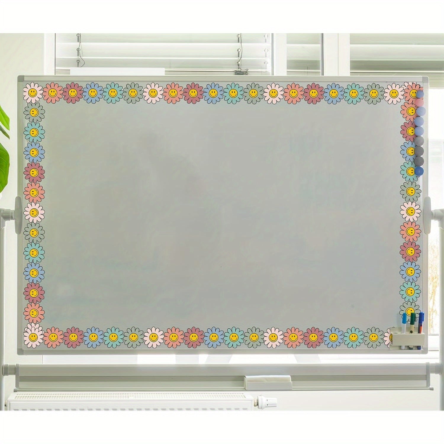 10m Boho Daisy Flower Bulletin Board Border School Colorful
