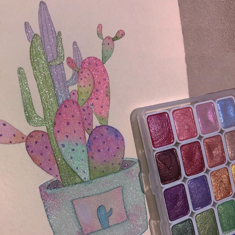 70pcs Watercolor Paint Set with Detail Brush - Art Supplies for Artists