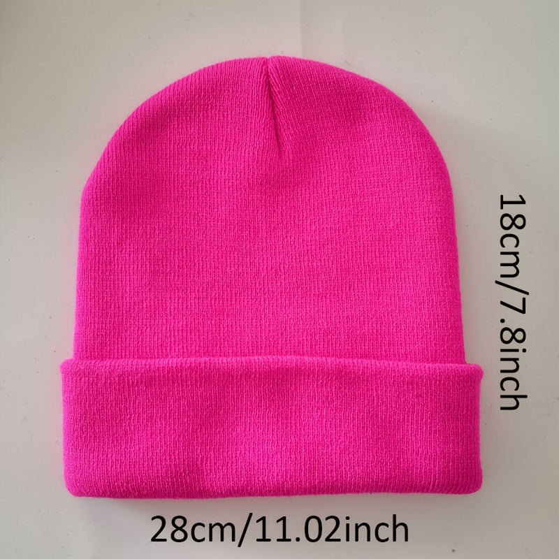 MultiColor Winter Adult's Woolen Knitted Hat 7 Colors