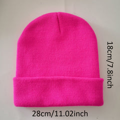 MultiColor Winter Adult's Woolen Knitted Hat 7 Colors