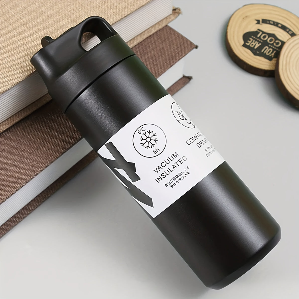 550ml Insulated Travel Cup in 4 Colors Portable Sports Campus Cup
