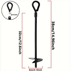 4pcs Tent Ground Anchors Heavy Duty Ground Anchors For Swings Outdoor Camping