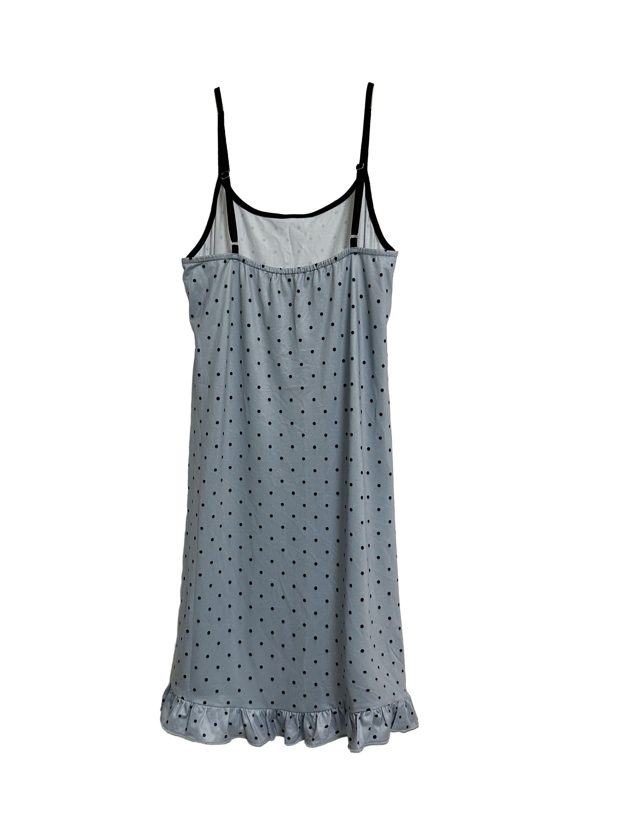 Polka Dot Ruffle Lounge Dress for Women